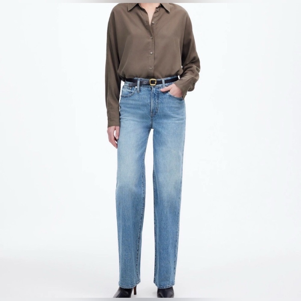 Madewell the Perfect Vintage Jean Tapered Mid-rise Stretch Light Wash sz 28